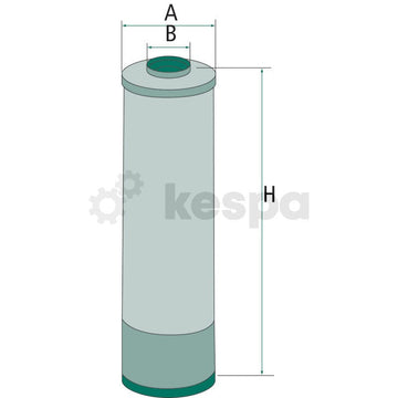 Hydraulic / transmission oil filter H618