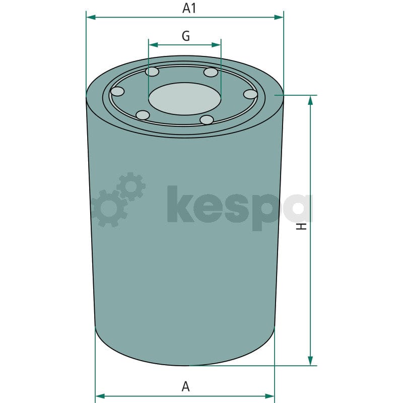 Hydrauloljefilter  av  Kespa AB Hydraulfilter 5109