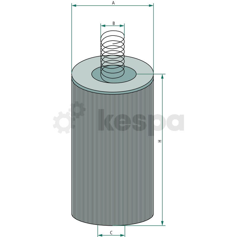 Hydrauloljefilter  av  Kespa AB Hydraulfilter 5202