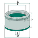 Hyttfilter CU1836  av  Kespa AB Hyttfilter 7095