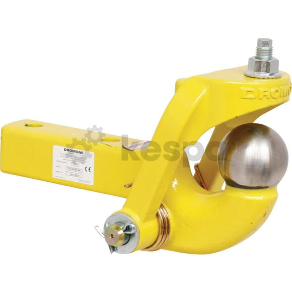 Kuldrag till hitch 60x60 2 hål 22,5mm från Dromone som passar bl.a. Claas Ares och Arion  av  Kespa AB Kuldrag till hitch 7464