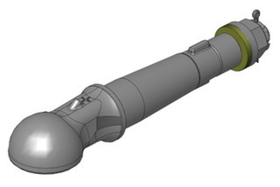 Kulhandske 80mm fast med runt skaft 80mm från Scharmüller  av  Kespa AB Dragögla 7574