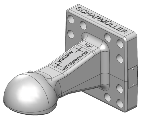 Kulhandske K80, 6 ton med fläns 160x160 M20 från Scharmüller  av  Kespa AB Kulhandske 7523