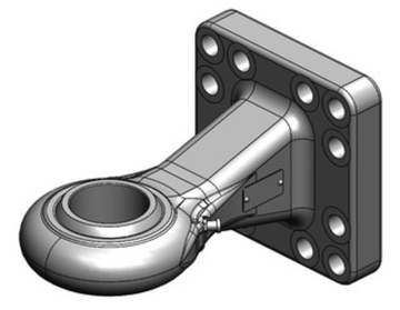 Kulögla kat 5 71mm 3ton från Scharmüller med fläns 160x160  av  Kespa AB Kulögla 7611