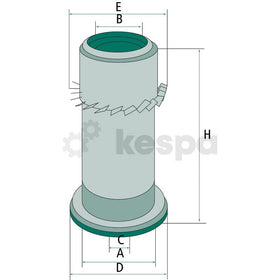 Luftfilter C16150  av  Kespa AB Luftfilter 6473