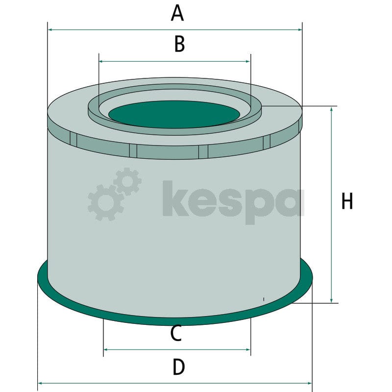 Luftfilter C23185  av  Kespa AB Luftfilter 6538