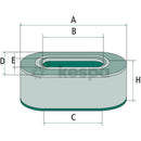 Luftfilter C25124  av  Kespa AB Luftfilter 6578