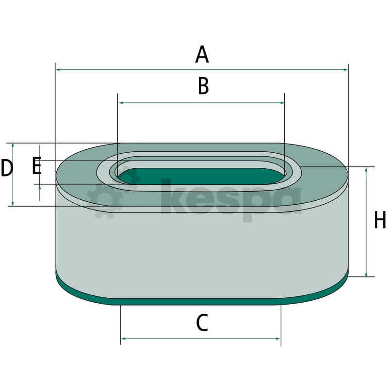 Luftfilter C25124  av  Kespa AB Luftfilter 6578