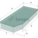 Luftfilter C38145  av  Kespa AB Luftfilter 6719