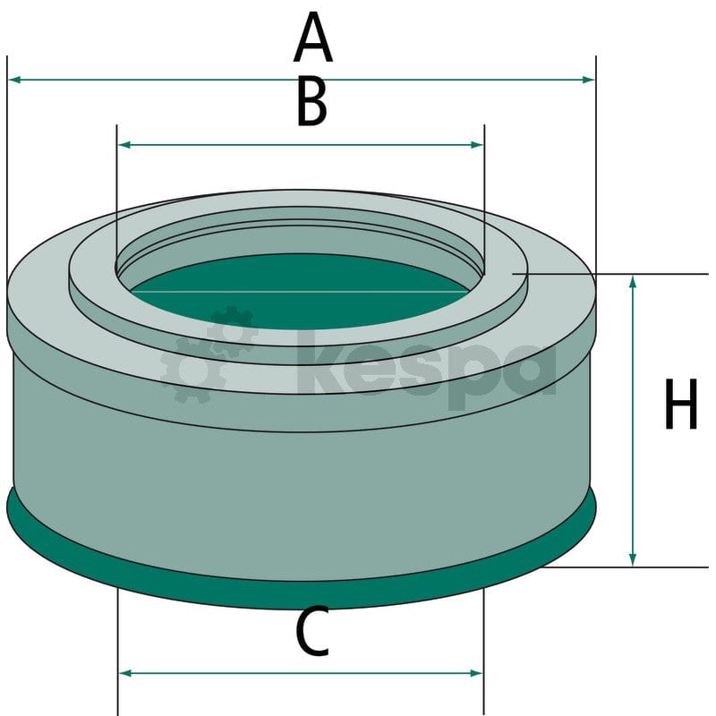 Luftfilter C89.1  av  Kespa AB Luftfilter 6742