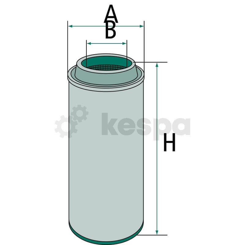 Luftfilter - primärt  av  Kespa AB Luftfilter 5296