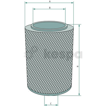 Luftfilter - primärt motsvarande A171255  av  Kespa AB Luftfilter 5111
