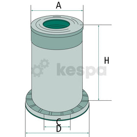 Luftfilter - primärt motsvarande bl.a AL78869  av  Kespa AB Luftfilter 5118