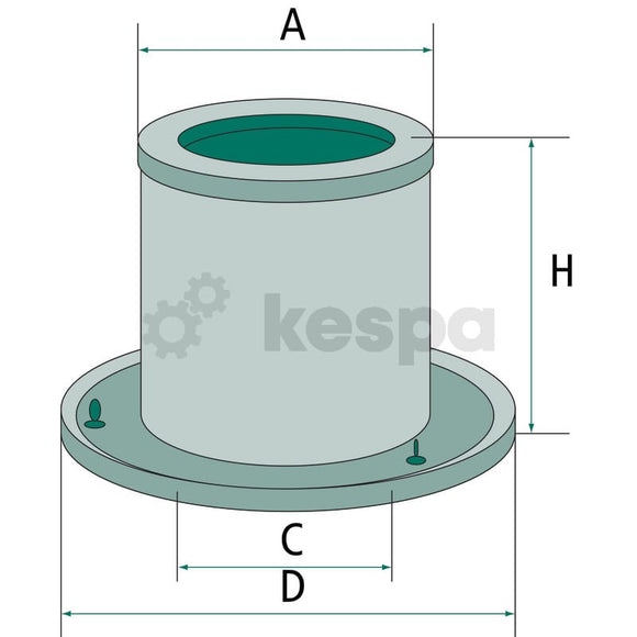 Luftfilter - sekundärt C1342KIT  av  Kespa AB Luftfilter 5117