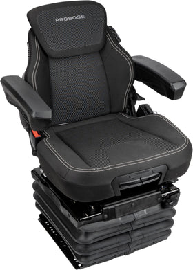 Luftfjädrad förarstol från Proboss AS7550, 550mm bred och ett spårmått på 381mm  av  Kespa AB Luftfjädrad stol 7658