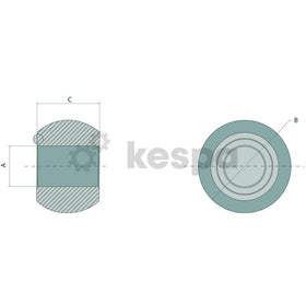 Lyftarmskula kat 3/4 HD från Granit  av  Kespa AB Lyftarmskulor 7454