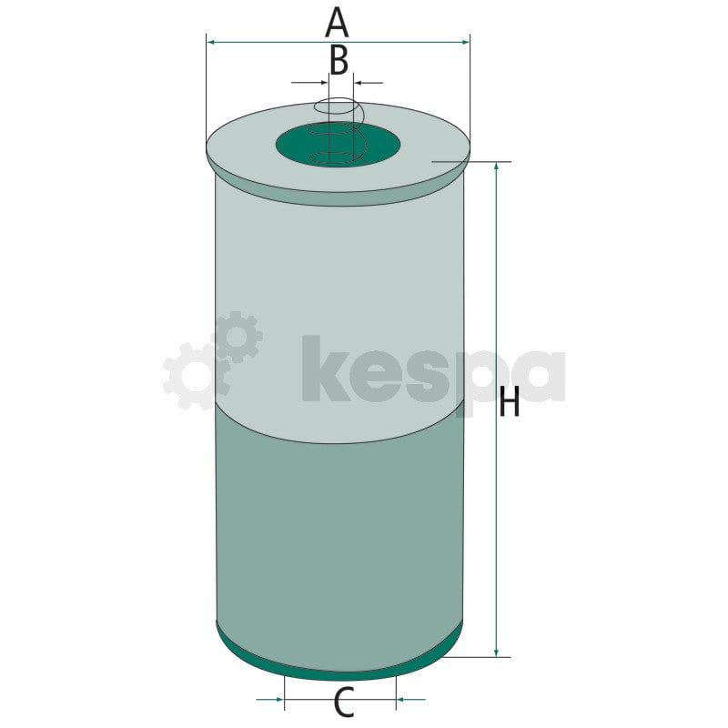 Motoroljefilter H12110.2X  av  Kespa AB Motoroljefilter 6132