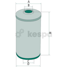Motoroljefilter HU1072X  av  Kespa AB Motoroljefilter 6167