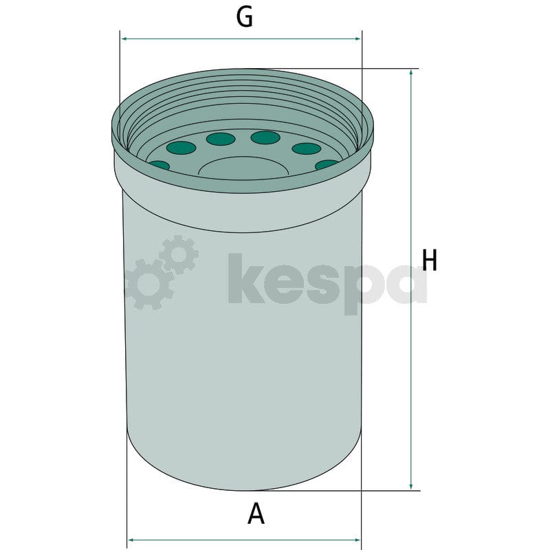 Oljefilter  av  Kespa AB Motoroljefilter 5757