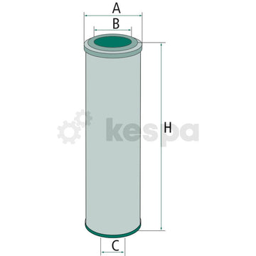 Oljefilter H1095  av  Kespa AB Motoroljefilter 6129