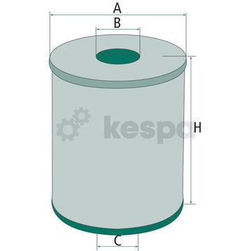 Oljefilter H1260X  av  Kespa AB Motoroljefilter 6134