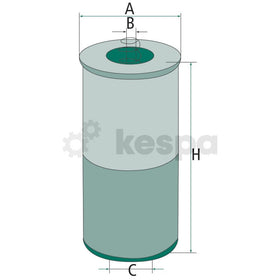 Oljefilter H13127.1  av  Kespa AB Motoroljefilter 6138