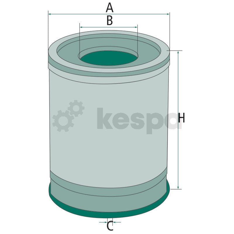 Oljefilter H1366X  av  Kespa AB Motoroljefilter 6139