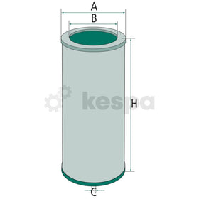 Oljefilter H1375  av  Kespa AB Motoroljefilter 6140