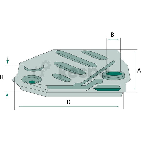 Oljefilter H2014NKIT  av  Kespa AB Motoroljefilter 6144