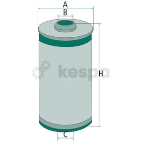 Oljefilter H943.7X  av  Kespa AB Motoroljefilter 6165