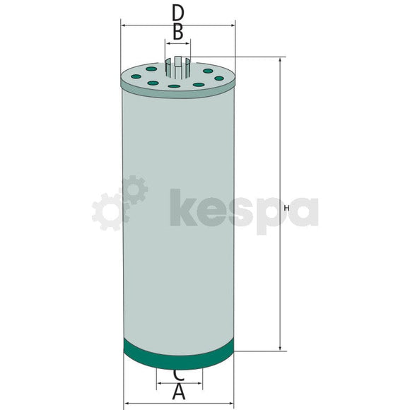 Oljefilter HU612.2X  av  Kespa AB Motoroljefilter 6176