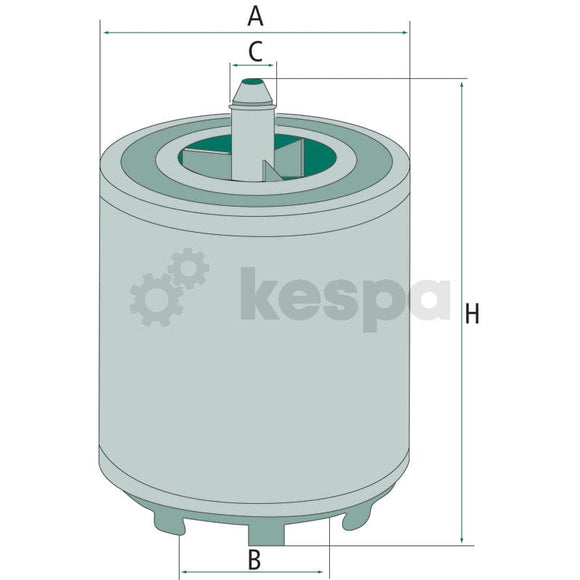 Oljefilter HU719.7X  av  Kespa AB Motoroljefilter 6194