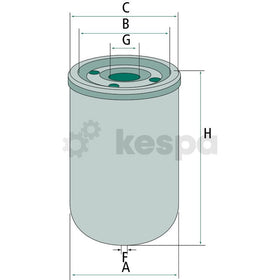 Oljefilter P553191  av  Kespa AB Motoroljefilter 5874