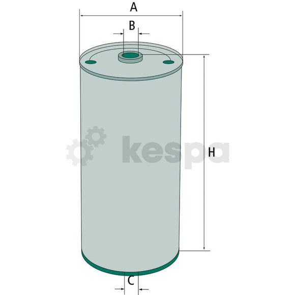 Oljefilter PF1155.N  av  Kespa AB Motoroljefilter 6107