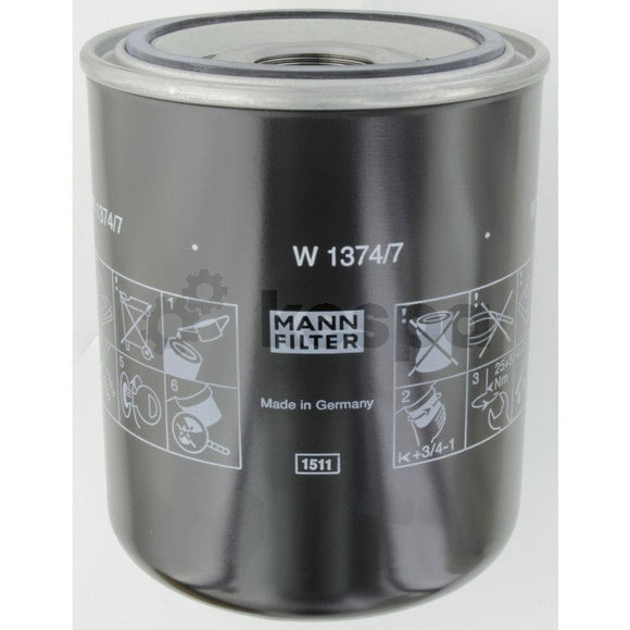 Oljefilter W1374.7  av  Kespa AB Motoroljefilter 6253