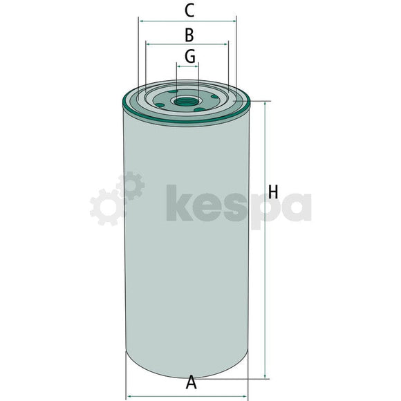 Oljefilter WD724.5  av  Kespa AB Motoroljefilter 6353