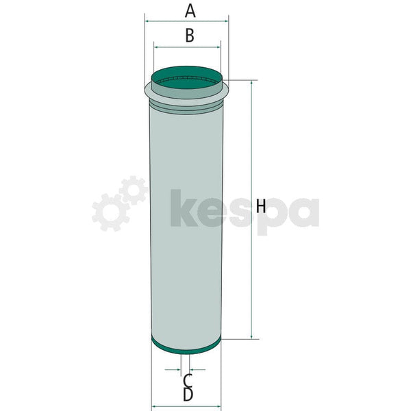Sekundärluftfilter CF1600  av  Kespa AB Luftfilter 6766