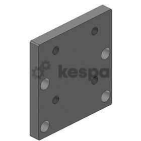 Skruvplatta M20 140x80 M20 till 90x90 M16  av  Kespa AB Skruvplattor 6074