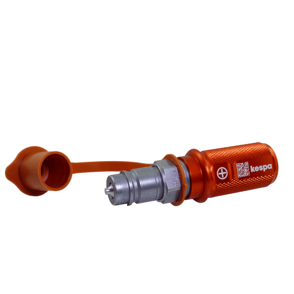 Slangmarkering orange med - med BG3 koppling och 1/2" gänga med från KENNFIXX  av  Kespa AB 7569