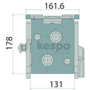 Snabbkoppling multifaster hona 2x 1" BSP PH216S-2-1G FC  av  Kespa AB Multikoppling kopplingsplatta 7649