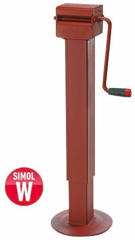 Stödben med sidvev max 5,4 ton och rund markplatta med 400mm lyft. DG707W från Simol  av  Kespa AB Stödben 7509