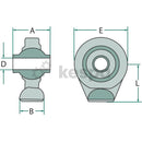 Svetsbar dragarm kat 3 där hålet är 32mm  av  Kespa AB Dragarm 7459