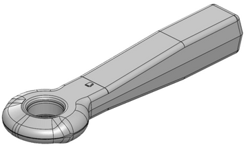 Svetsbar dragögla 40mm (30mm tjock) med skaft 50x50mm från Scharmüller  av  Kespa AB Dragögla 7584