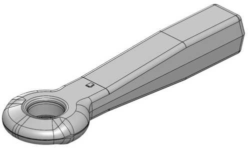 Svetsbar dragögla 40mm (30mm tjock) med skaft 50x50mm från Scharmüller  av  Kespa AB Dragögla 7584