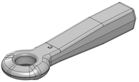 Svetsbar dragögla 40mm (30mm tjock) med skaft 50x50mm från Scharmüller  av  Kespa AB Dragögla 7584