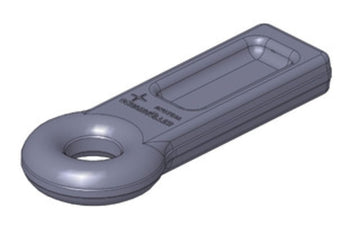 Svetsbar fast dragögla 50mm med skaft 40x90 från Scharmüller  av  Kespa AB Dragögla 7467
