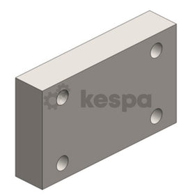 Svetsplatta 140x80 M20  av  Kespa AB Svetsplattor 6066