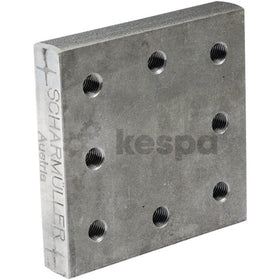 Svetsplatta för bultmönster 110x100 M16  av  Kespa AB Svetsplattor 6068
