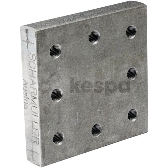 Svetsplatta för bultmönster 110x100 M16  av  Kespa AB Svetsplattor 6068