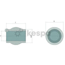 Toppstångskula kat 2 HD från Granit  av  Kespa AB Toppstångskulor 7386